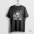 Official La Dodgers World Series Champions Hot Dog Cartoon Mascot 2024 25