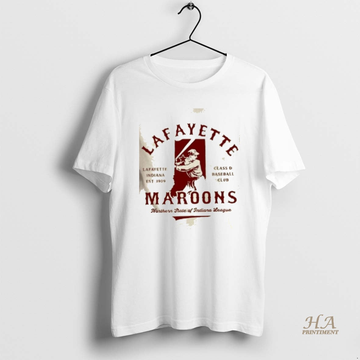Official Lafayette Maroons Indiana Vintage Defunct Baseball Teams