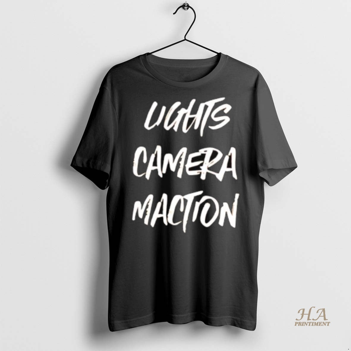 Official Lights Camera Maction Capital Letters Shirt