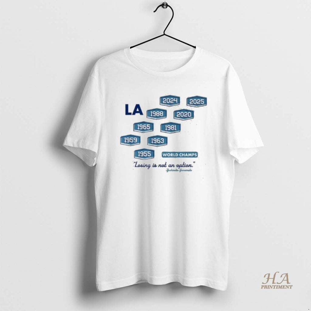 Official Los Angeles Baseball Nine Time World Champs