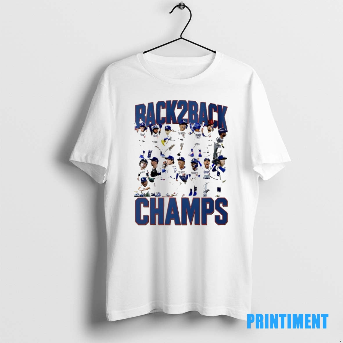 Official Los Angeles Dodgers Back2back Mini Champs Graphic Tee Sweater