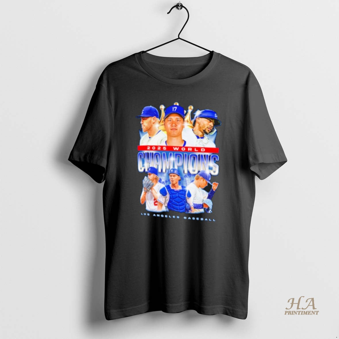 Official Los Angeles Dodgers Shohei Ohtani Baseball Players 2025 World Champions Series