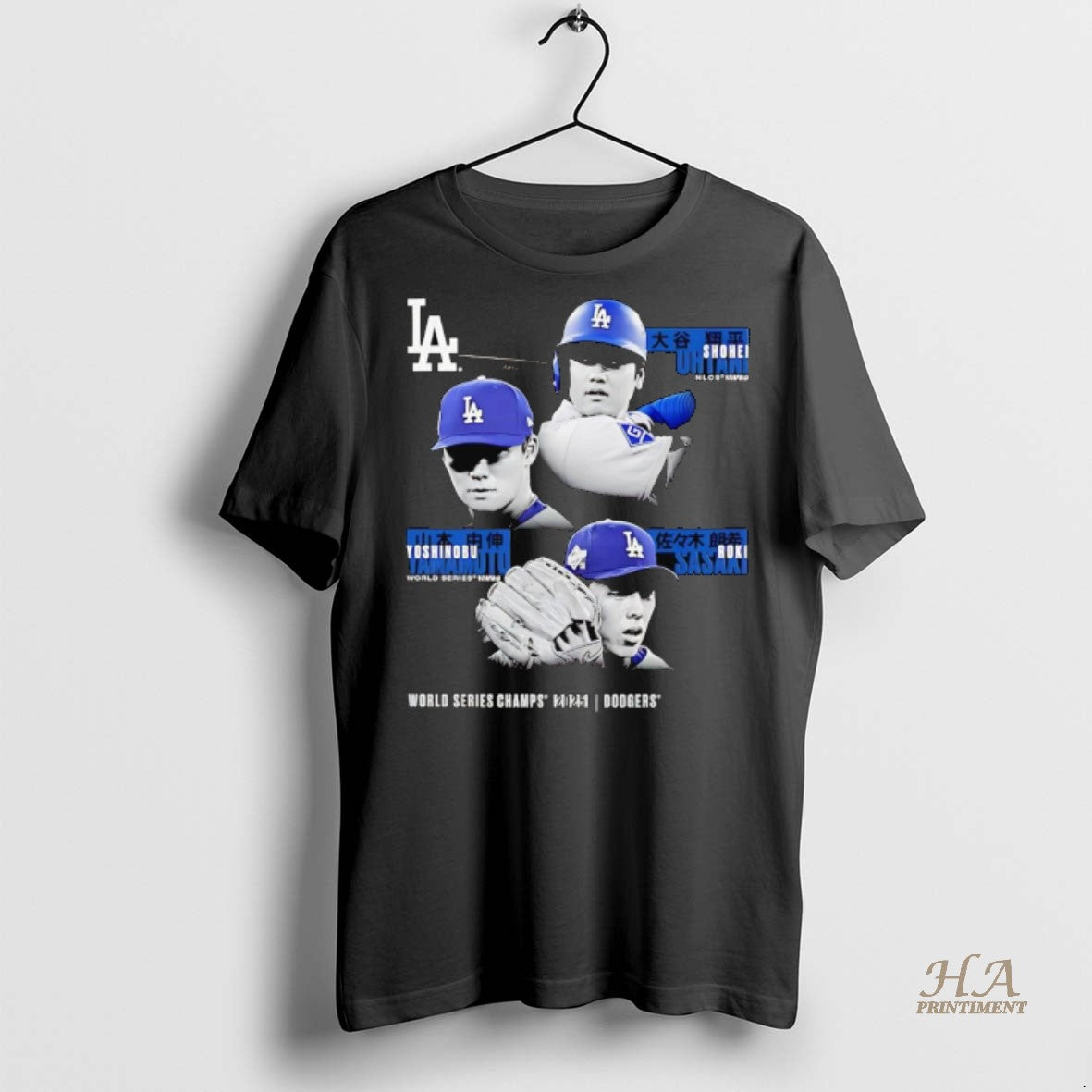 Official Los Angeles Dodgers Shohei Yoshinobu Roki 2025 World Series Champs Shirt