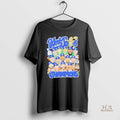 Official Los Angeles Dodgers World Series Championships Caricature Graphic