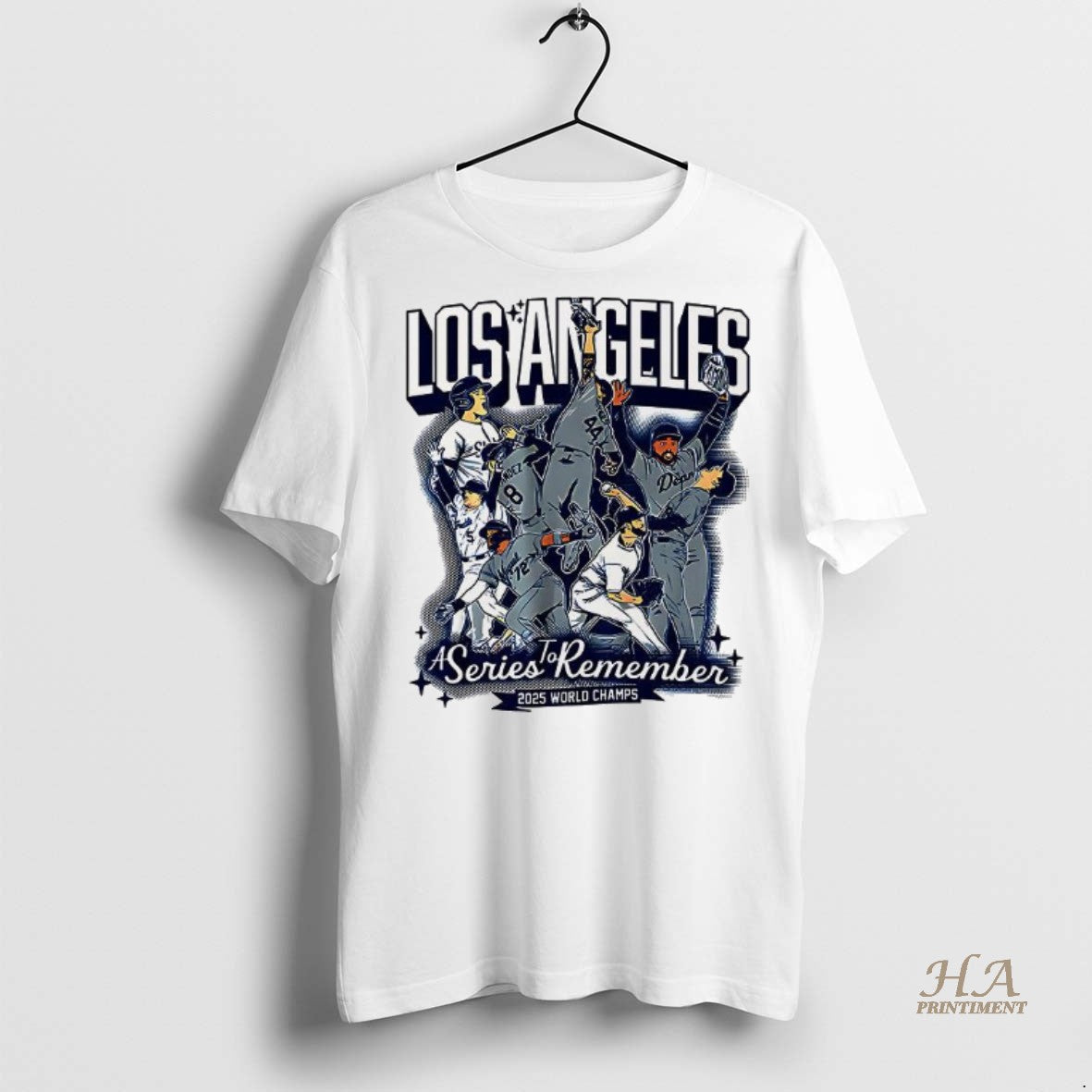Official Los Angeles Dodgers Baseball 2025 World Champs A Series To Remember Shirt