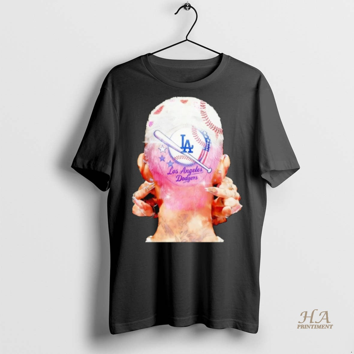Official Los Angeles Dodgers Hair Style Shirt