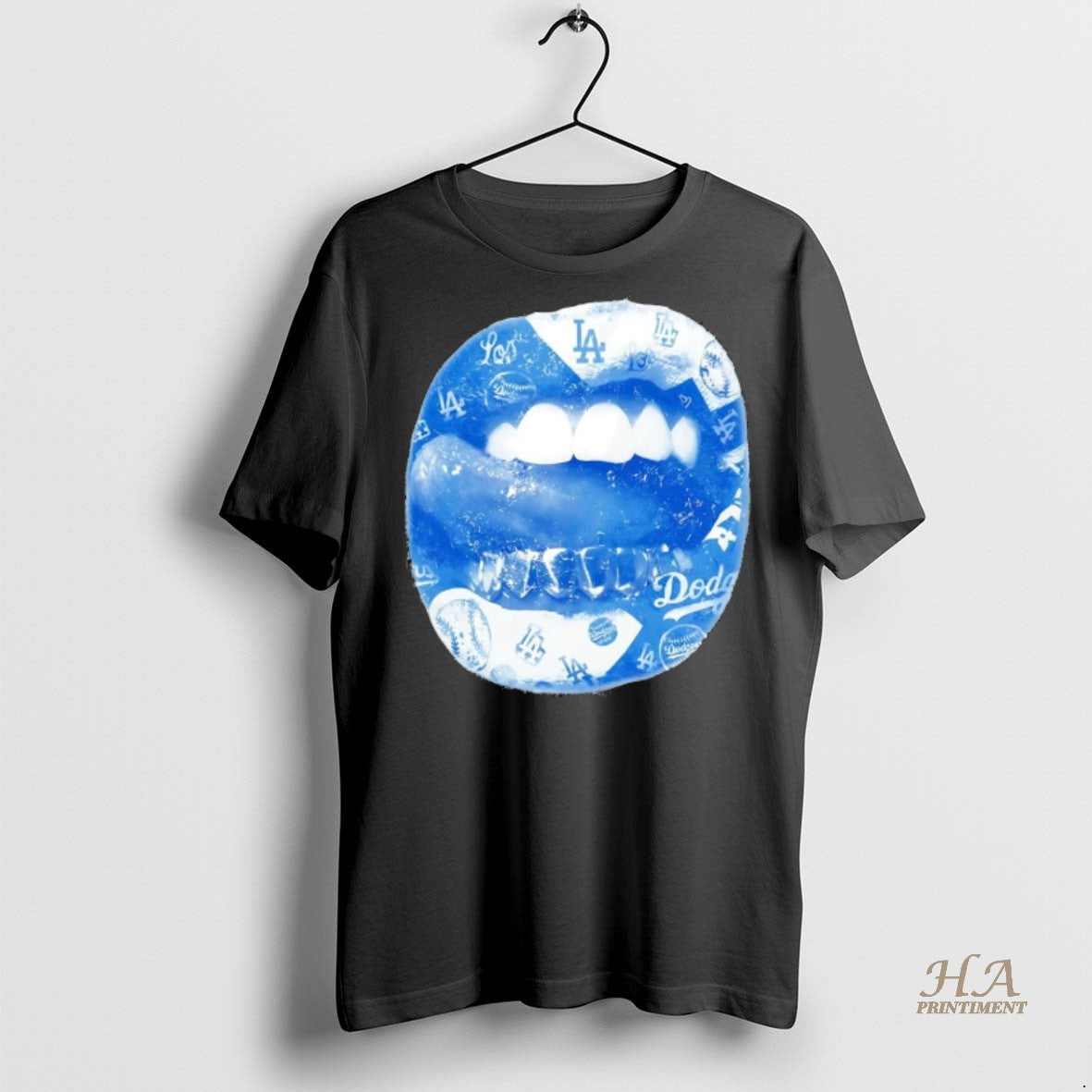 Official Los Angeles Dodgers Lips Shirt