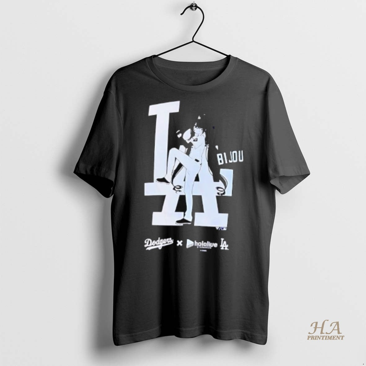 Official Los Angeles Dodgers X Hololive Night Koseki Bijou Shirt