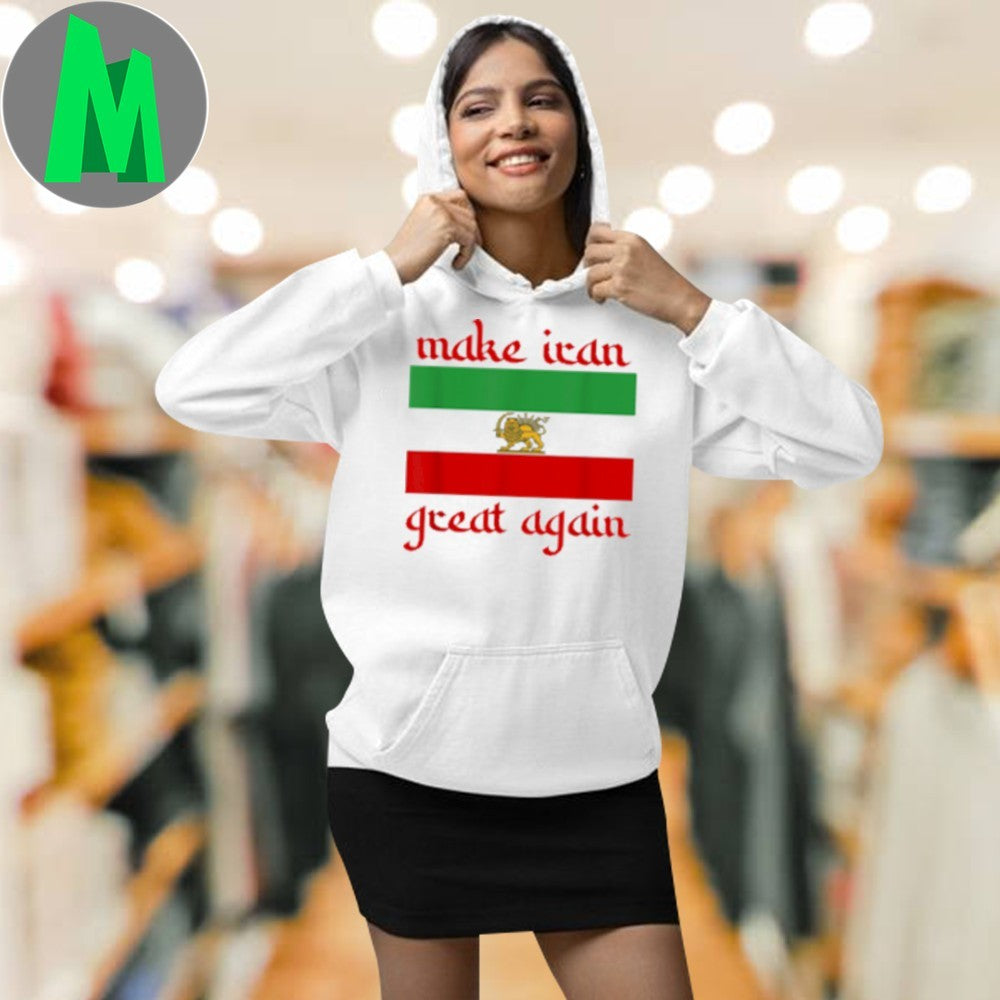 Make Iran Great Again Support Freedom Democracy Graphic T-Shirt