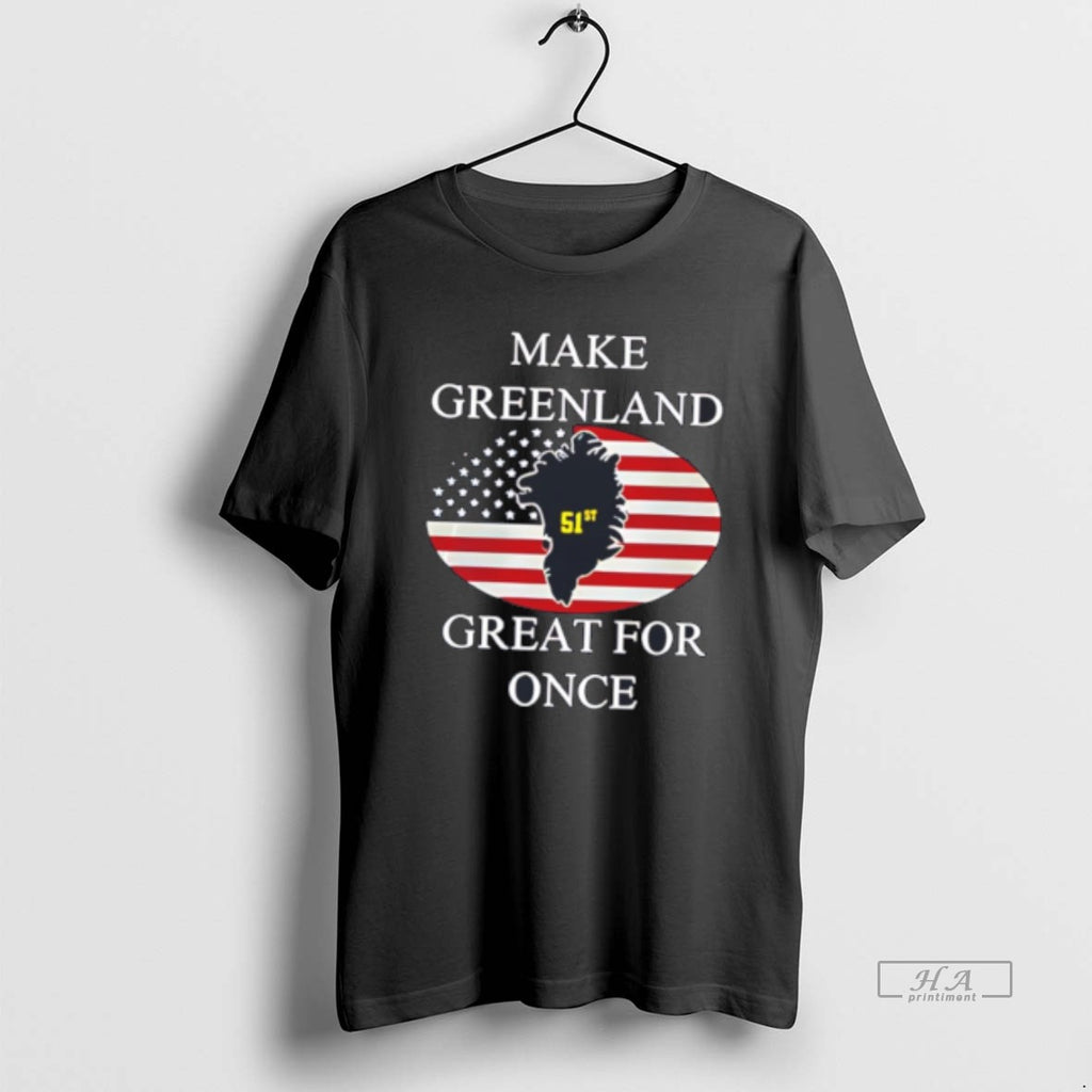 Official Make Greenland Great For Once Tee
