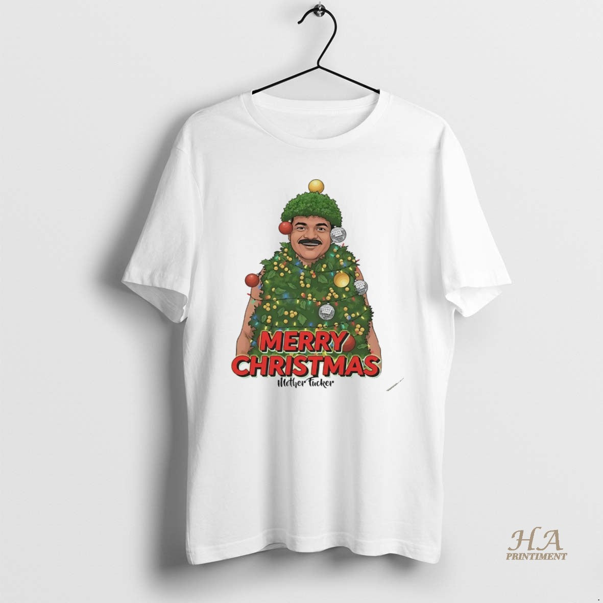 Official Man Merry Christmas Mother Fucker White