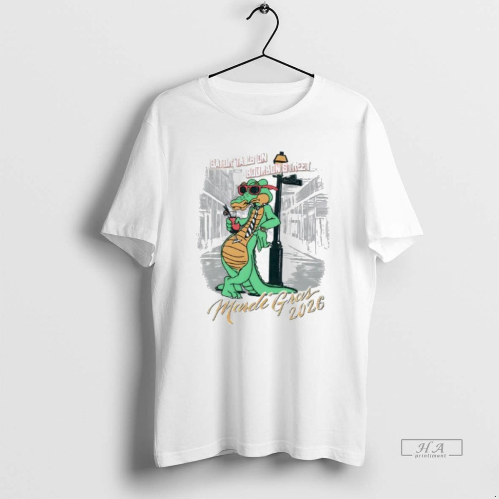 Official Mardi Gras 2026 Gator Tails On Bourbon Street