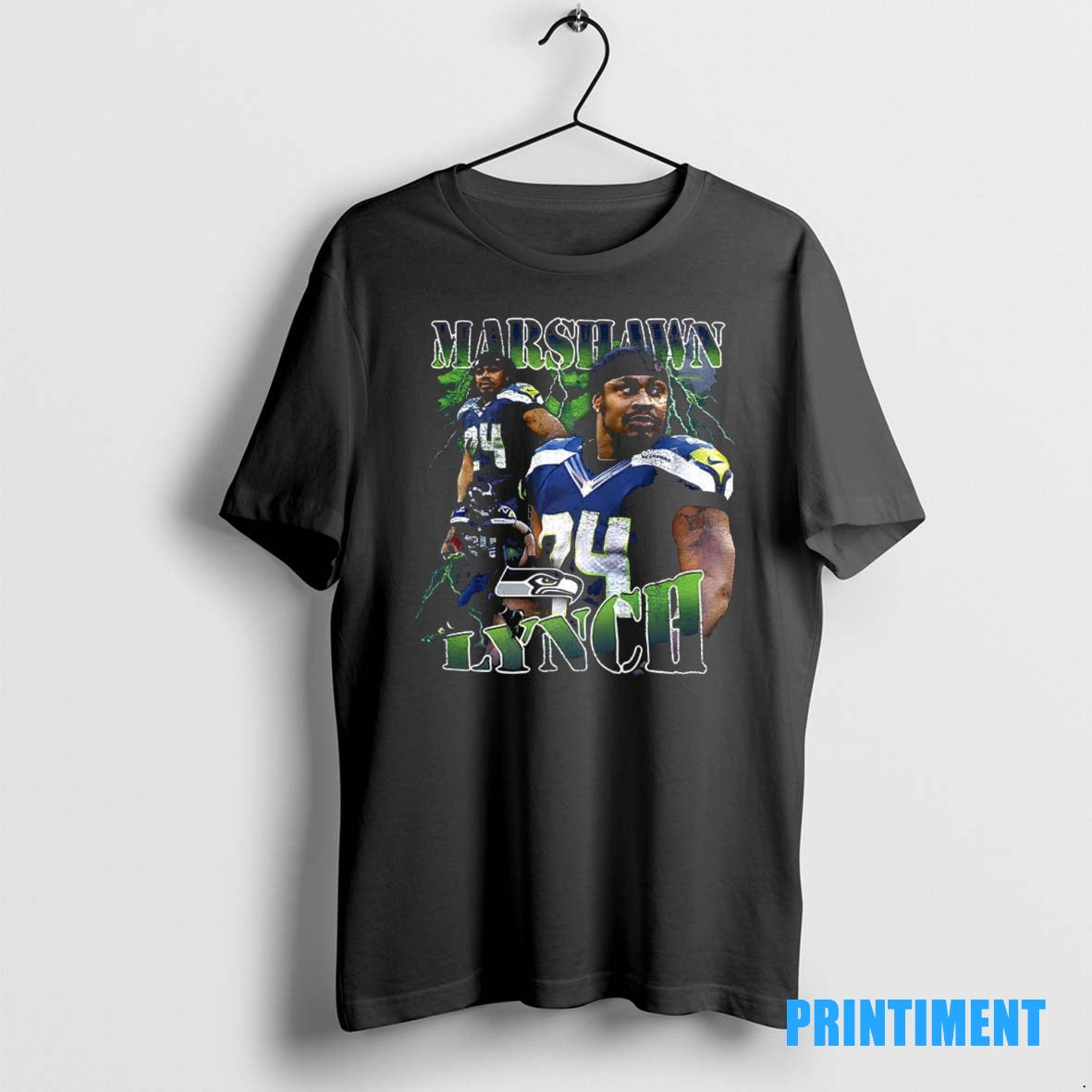 Official Marshawn Lynch Seahawks Legendary Graphic Tee Sweater