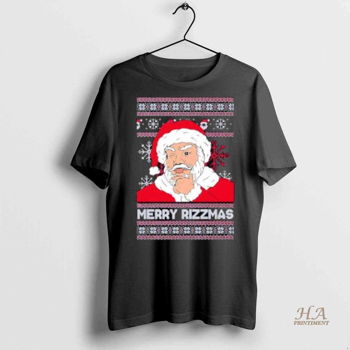 Official Merry Rizzmas Ugly Christmas Shirt