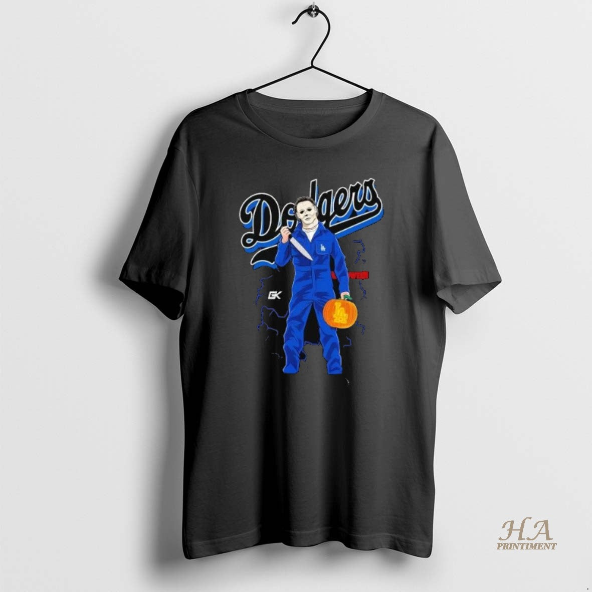 Official Michael Myers Los Angeles Dodgers Halloween 2025 Shirts