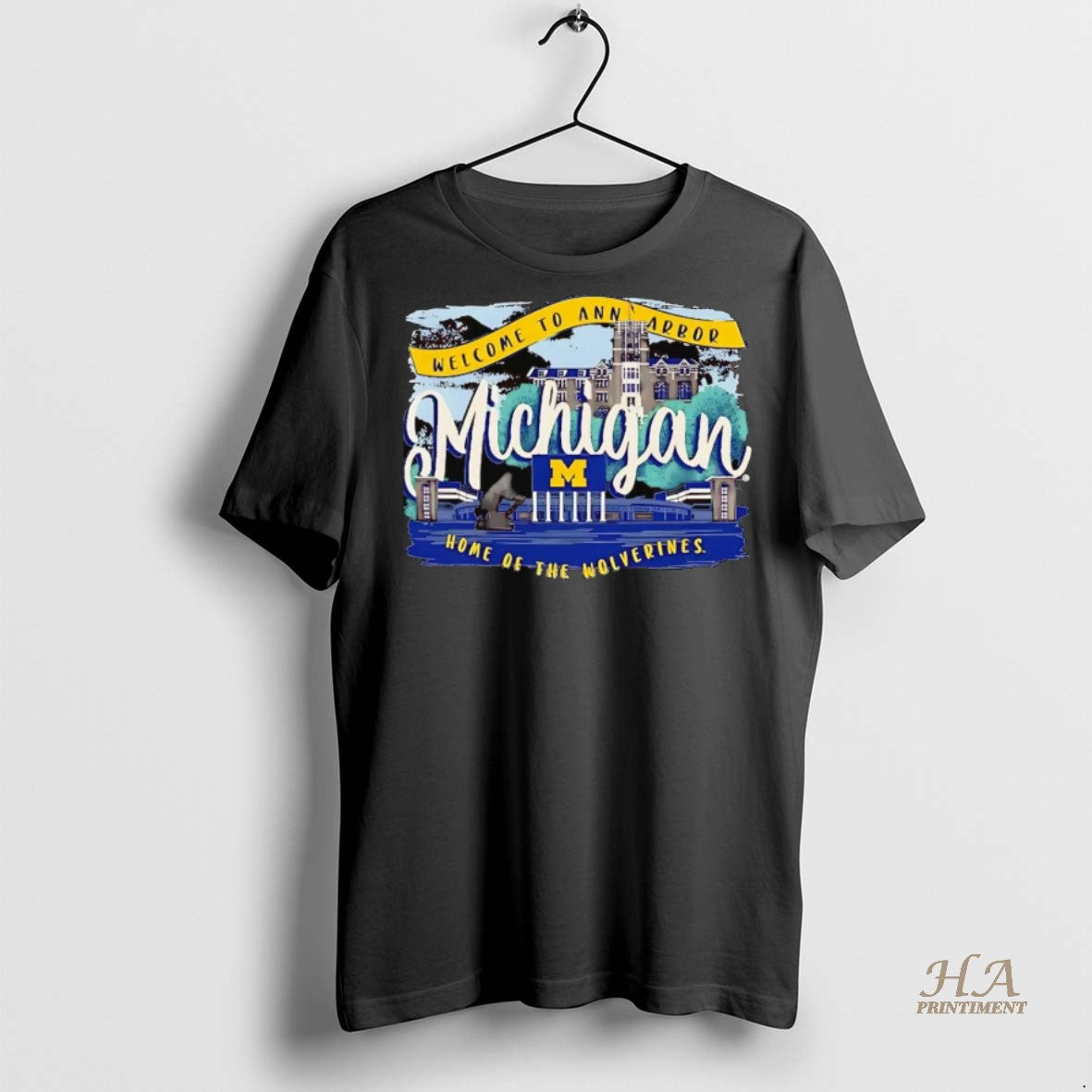 Official Michigan Wolverines Welcome To Ann Arbor Home Of The Wolverines Shirt