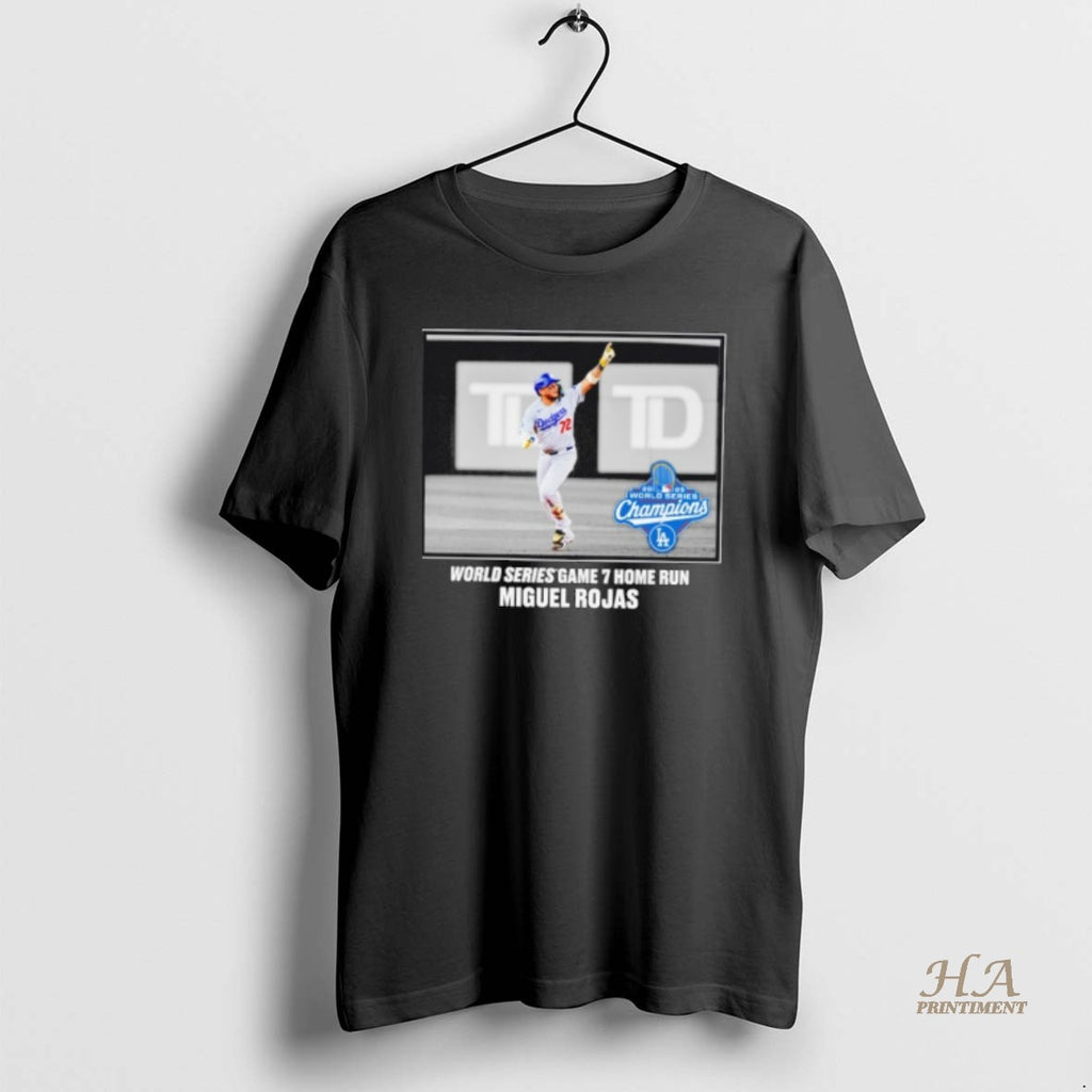 Official Miguel Rojas Los Angeles Dodgers 2025 World Series Champions Moment