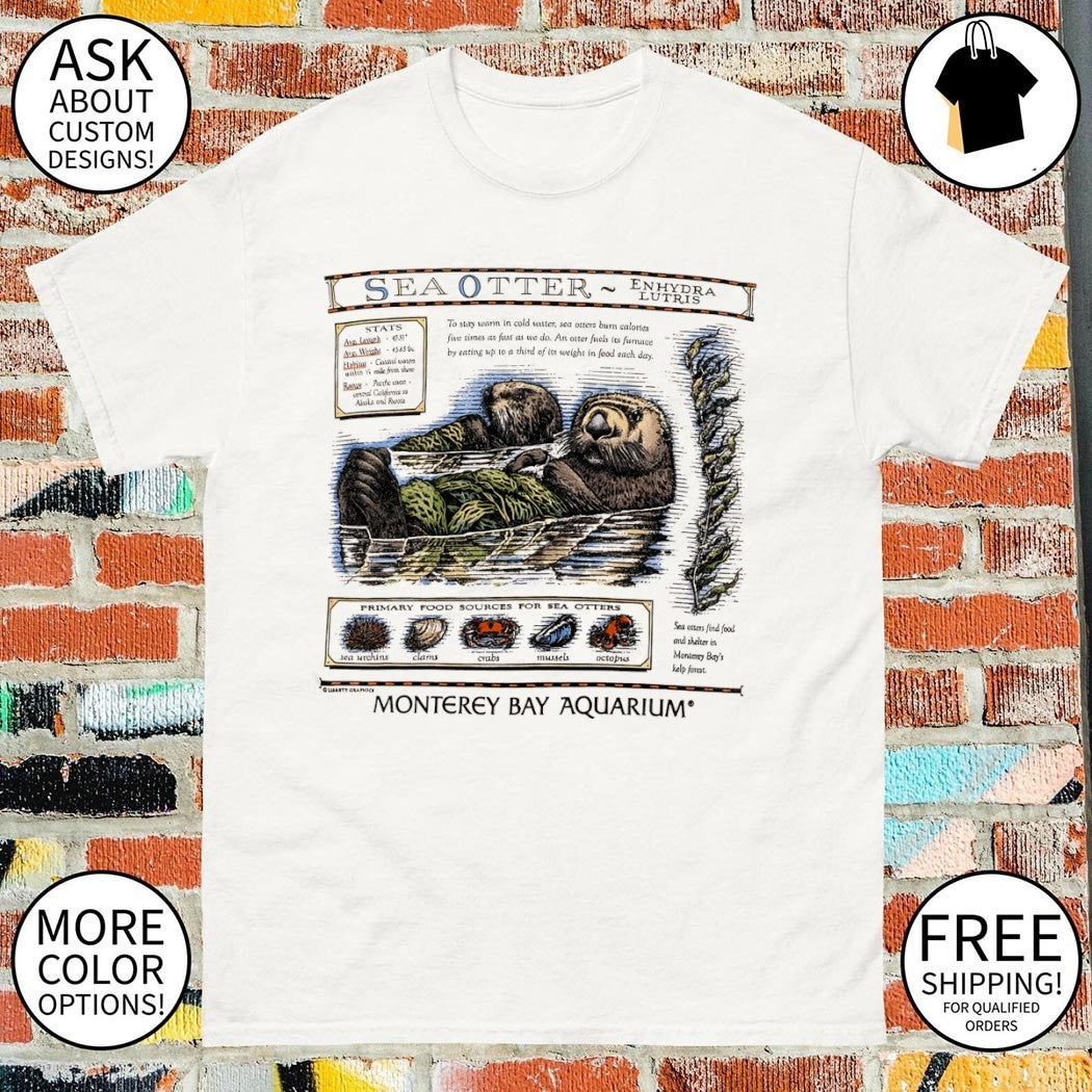 Monterey Bay Aquarium Otter Taylor shirt