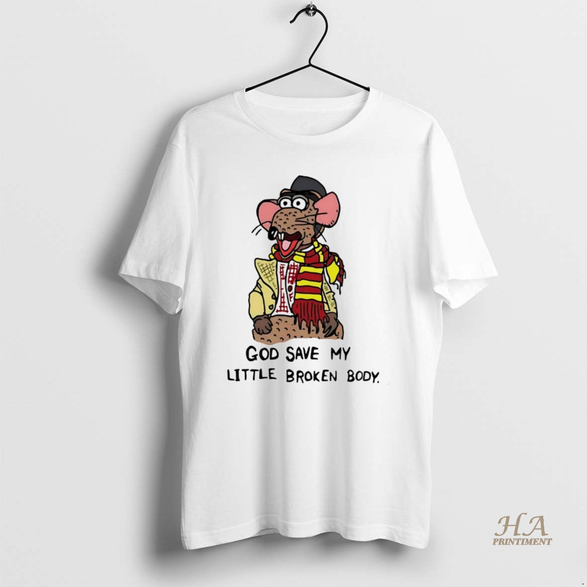 Official Muppet Christmas Carol Rizzos Little Broken Body White