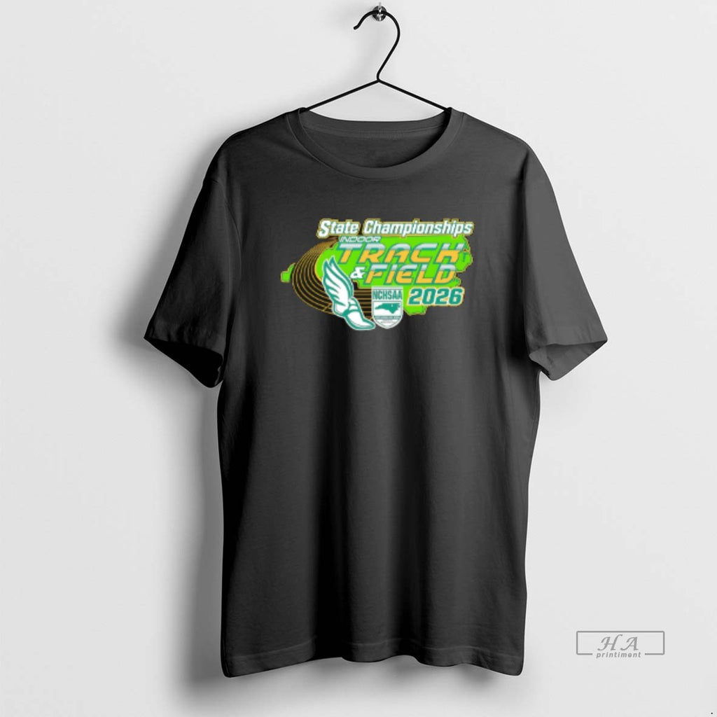 Official Nchsaa Indoor Track And Field States Championships 2026 Logo