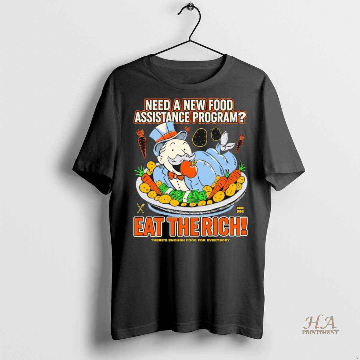 Official Nees A New Food Assistance Program Eat The Rich Shirt