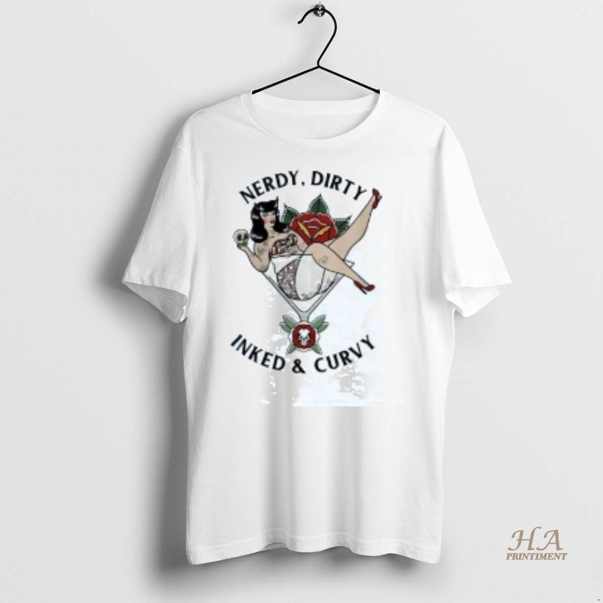 Official Nerdy Dirty Inked And Curvy Shirt