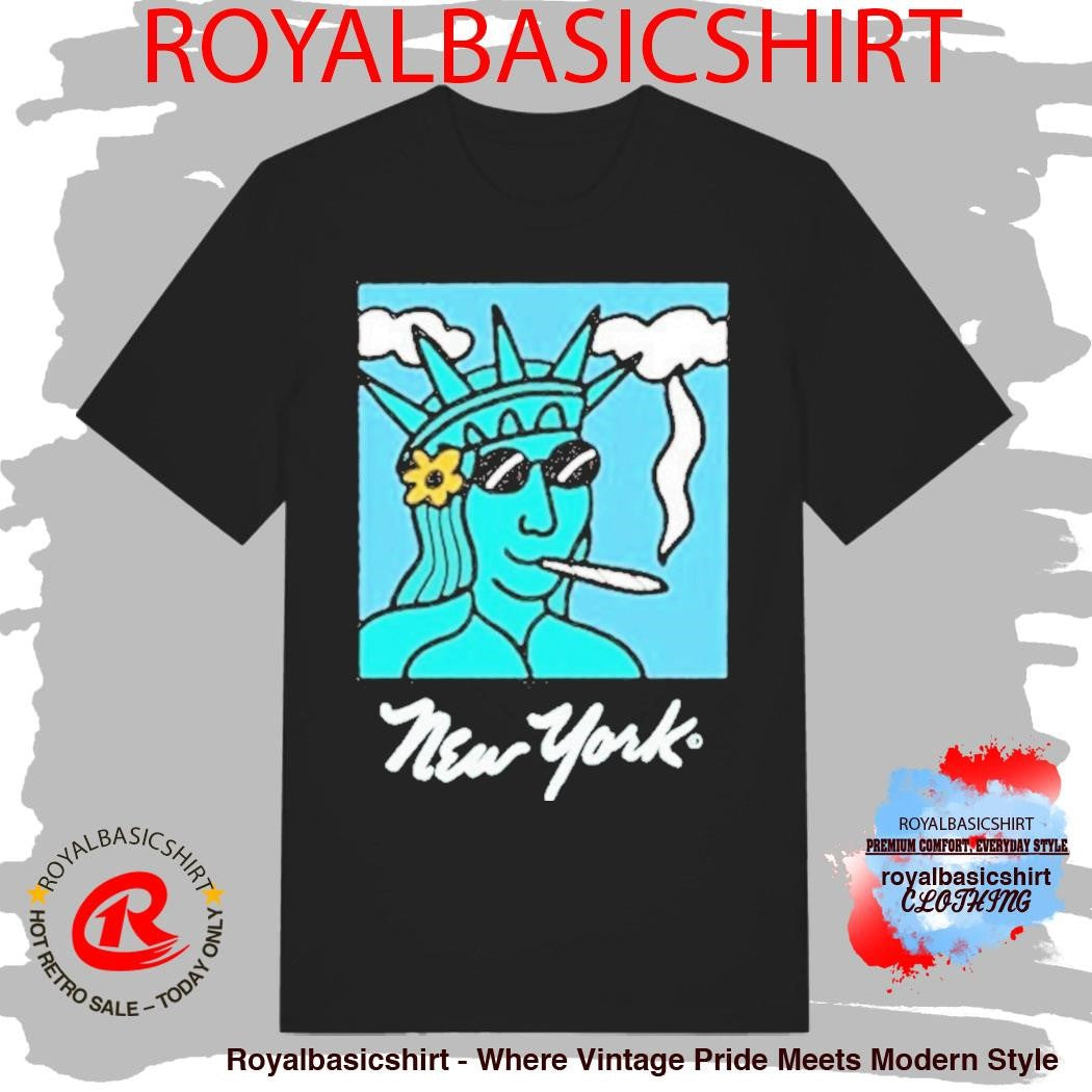 New York Liberty Toke Statue New York Cigarettes Shirt
