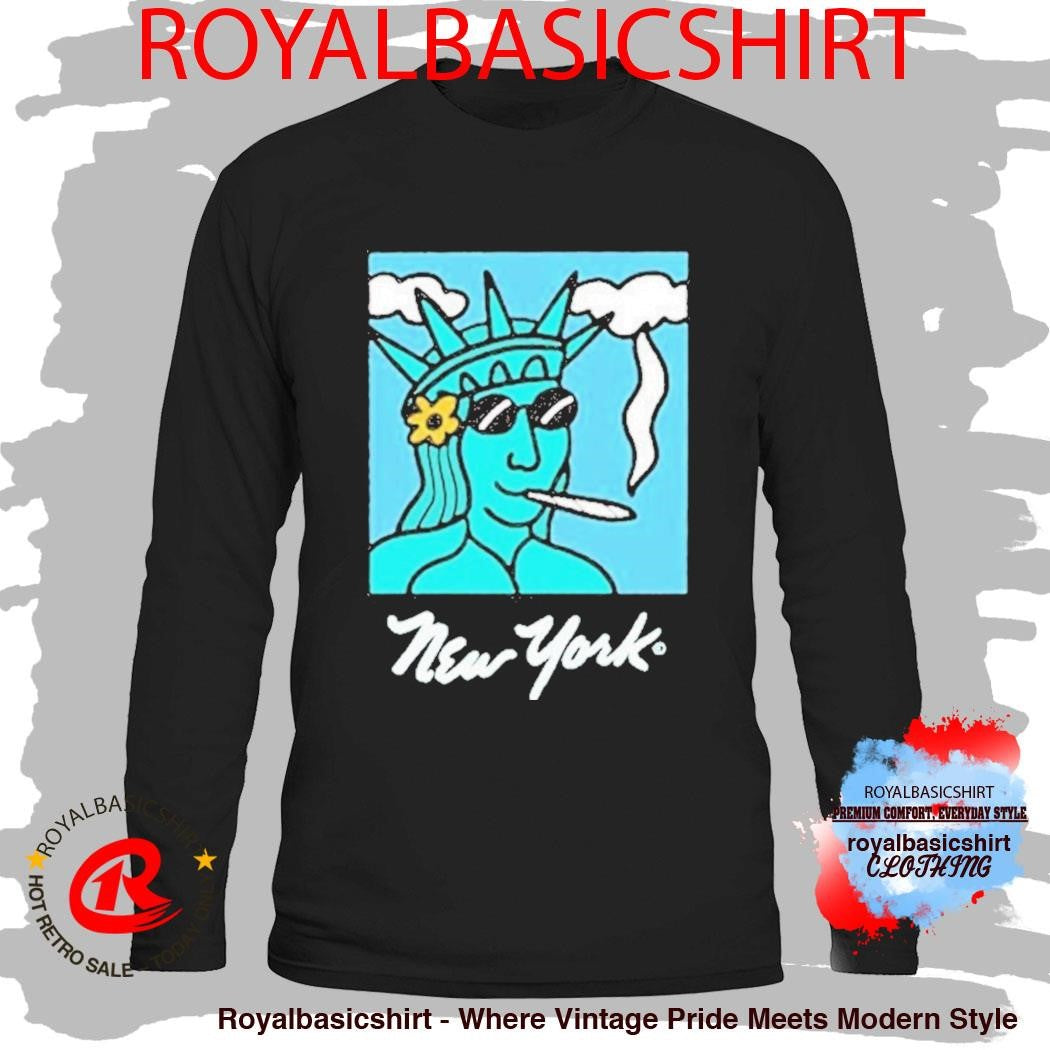 New York Liberty Toke Statue New York Cigarettes Shirt