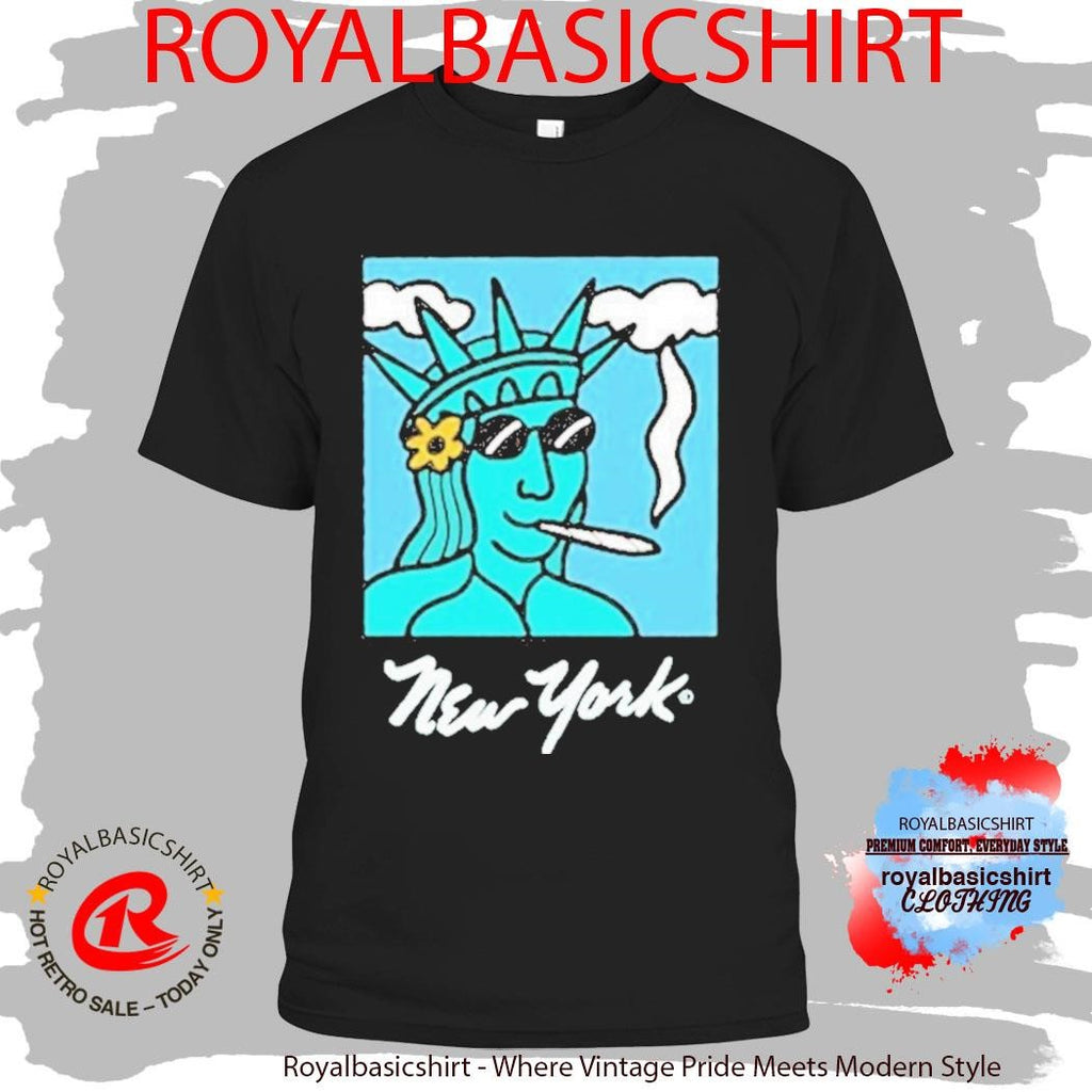 New York Liberty Toke Statue New York Cigarettes Shirt