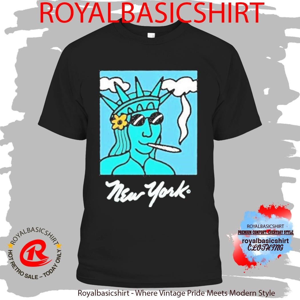 New York Liberty Toke Statue New York Cigarettes Shirt
