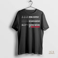 Official Normal Heartbeat Deceased Heartbeat Heartbeat Watching Georgia Bulldogs Shirt