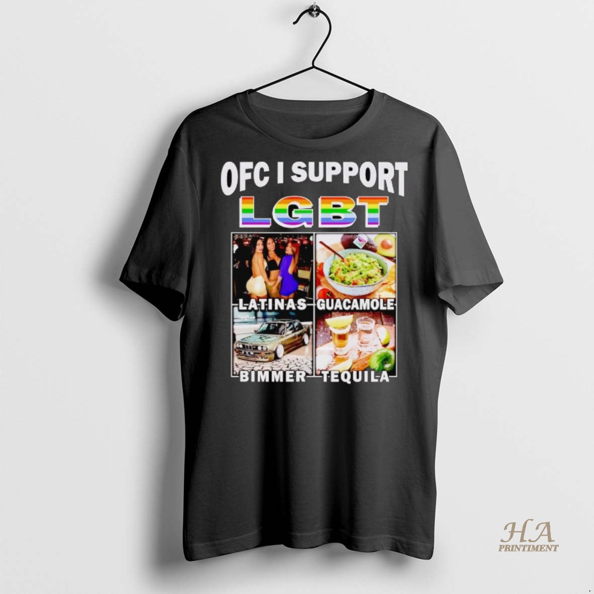 Official Ofc I Support Lgbt Latinas Guacamole Shirt
