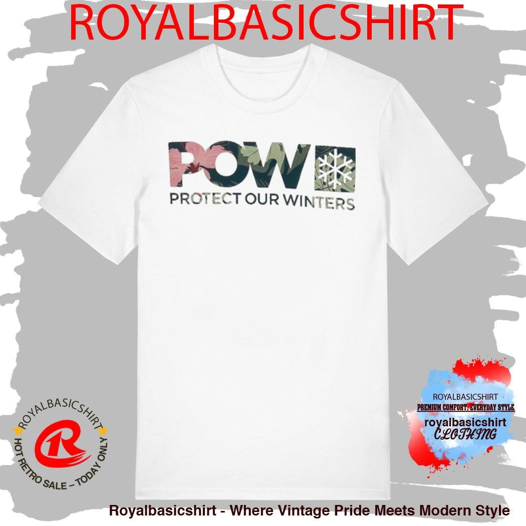 POW Protect Our Winters Flower Logo Shirt