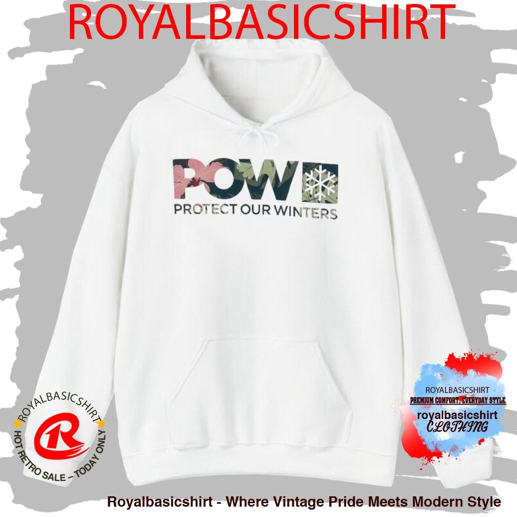 POW Protect Our Winters Flower Logo Shirt