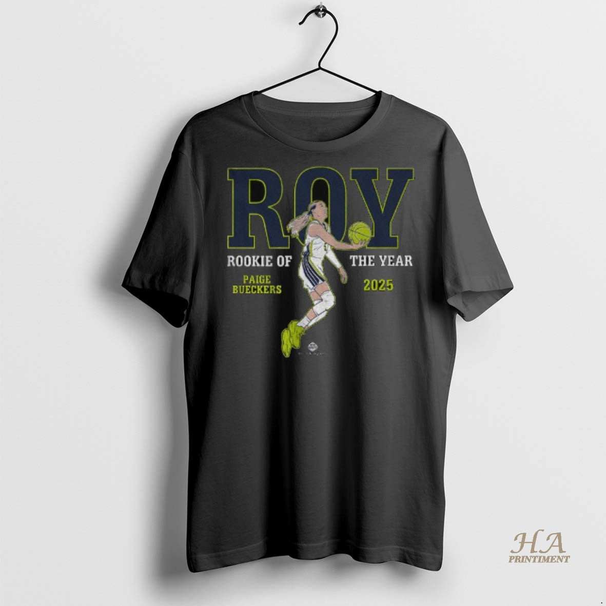 Official Paige Bueckers Dallas Wings Basketball Wnba Roy Rookie Of The Year 2025 Shirt