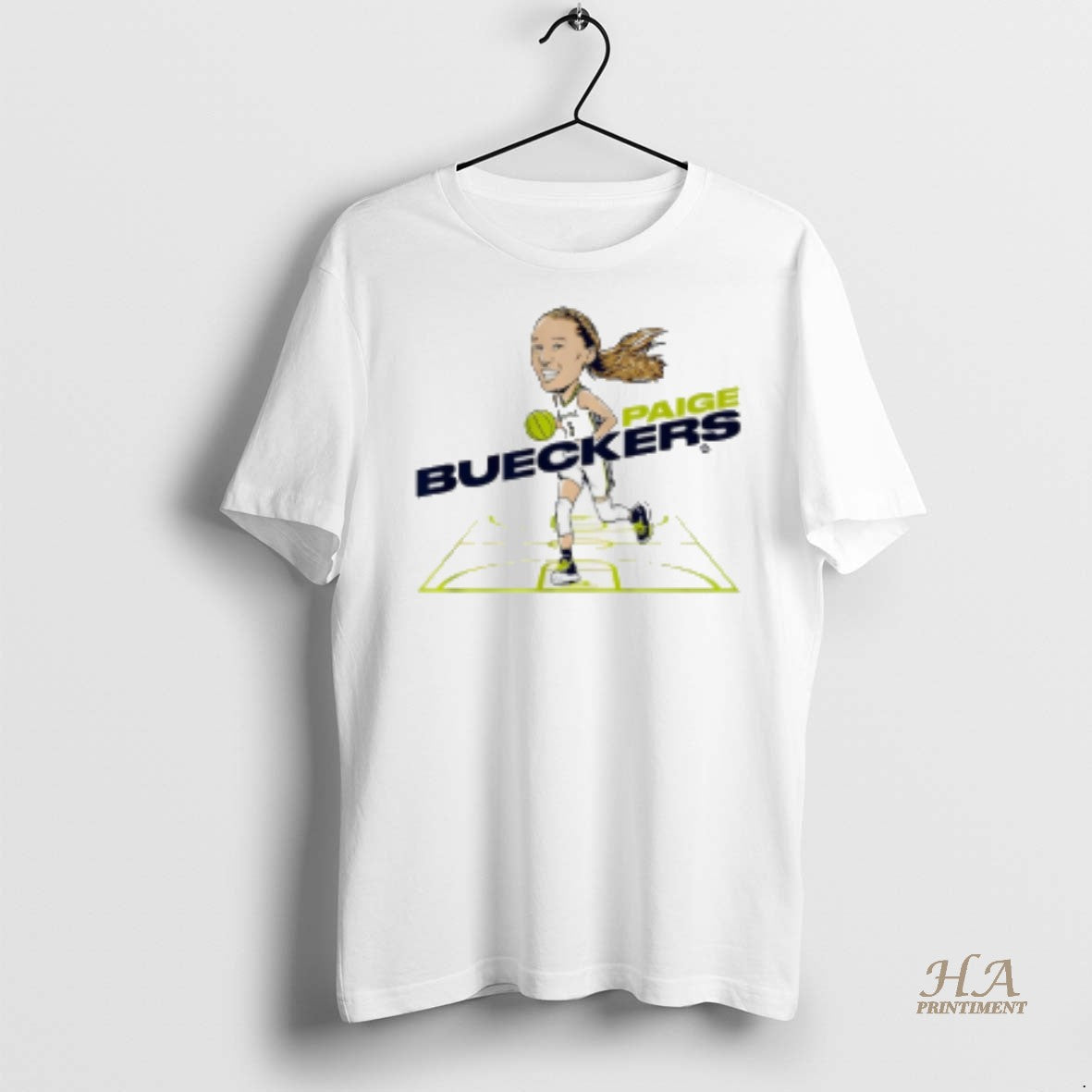 Official Paige Bueckers Dallas Wings Caricature 2025 Shirt