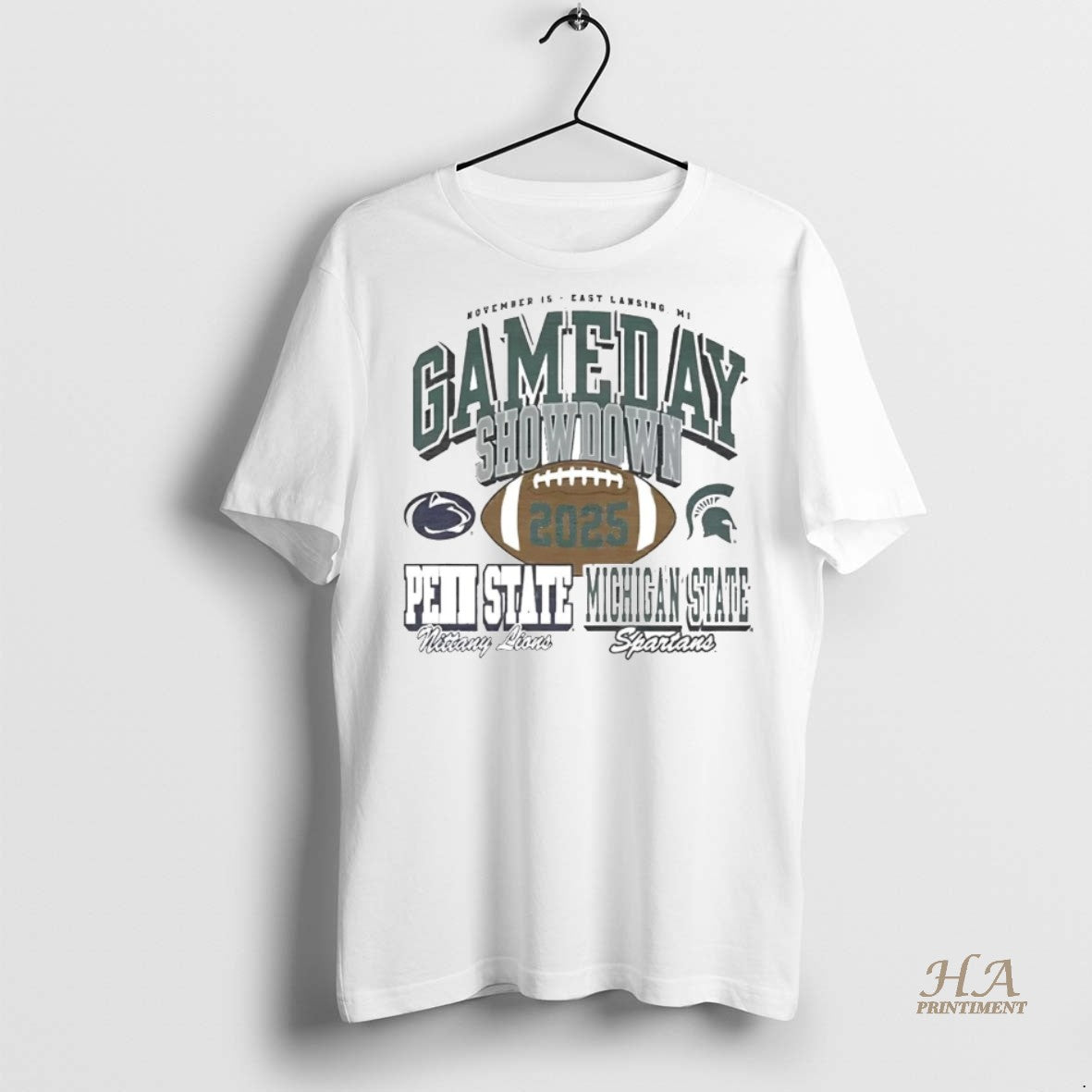 Official Penn State Nittany Lions Vs Michigan State Spartans Gameday Showdown 2025 Shirt