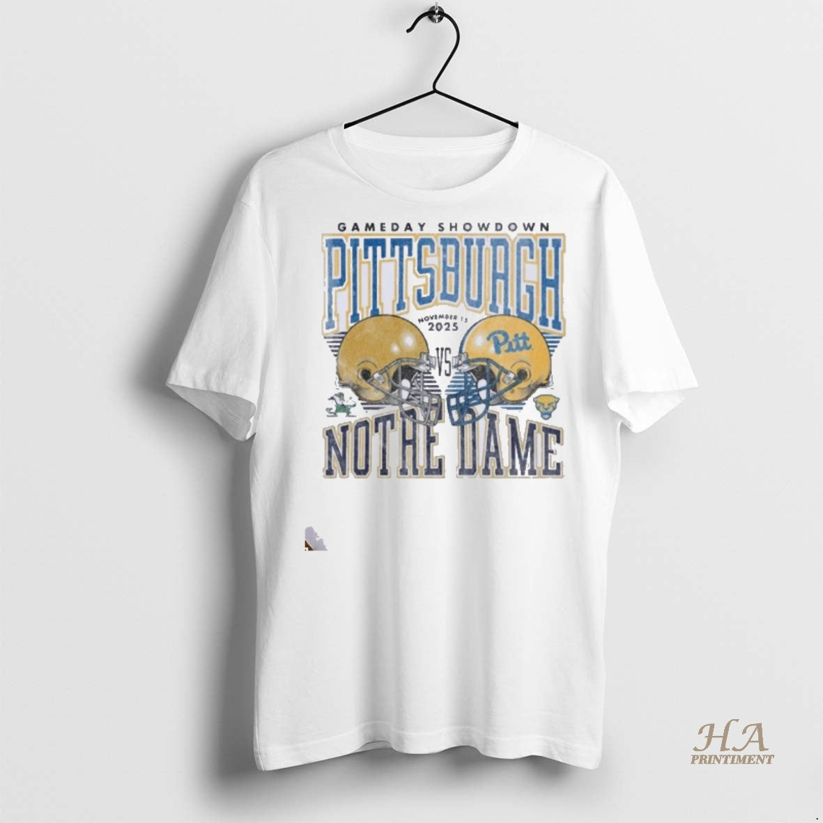 Official Pitt Panthers Vs Notre Dame Football Gameday Showdown 2025 November 15th Shirt