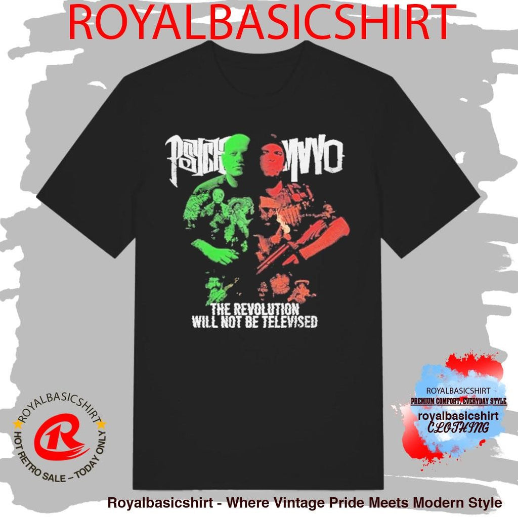Psycho Realm Mayyo The Revolution Will Not Be Televised Shirt