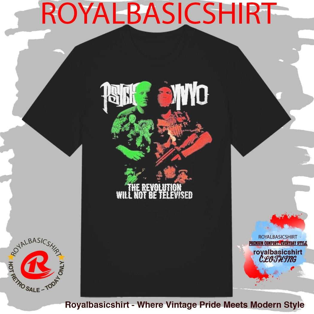 Psycho Realm Mayyo The Revolution Will Not Be Televised Shirt