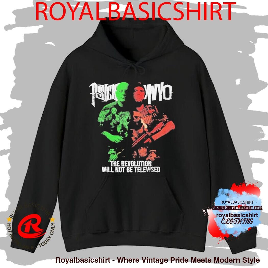 Psycho Realm Mayyo The Revolution Will Not Be Televised Shirt