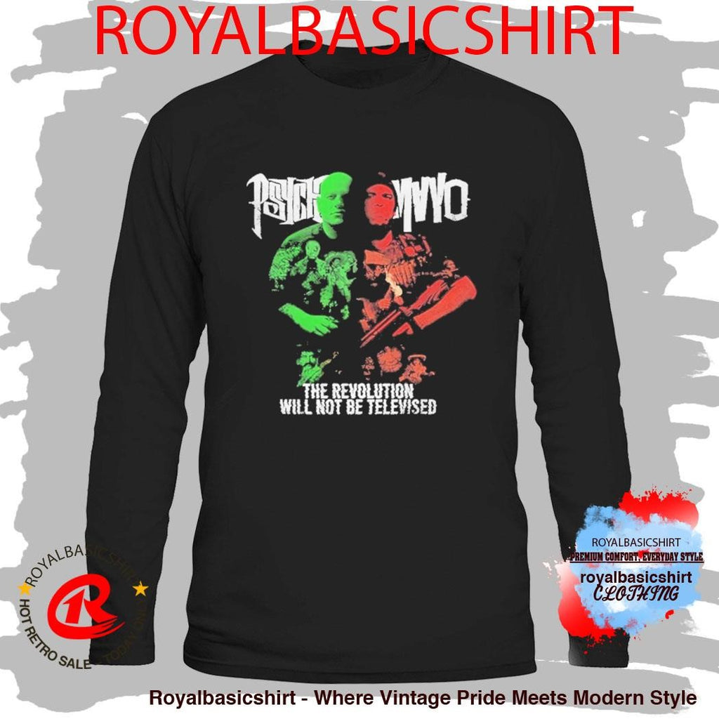 Psycho Realm Mayyo The Revolution Will Not Be Televised Shirt