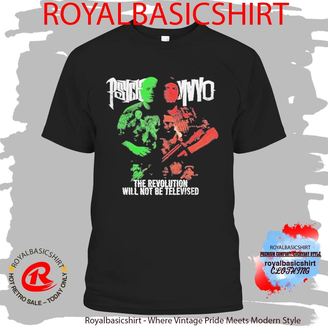 Psycho Realm Mayyo The Revolution Will Not Be Televised Shirt