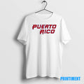 Official Puerto Rico Taino White Classic Baseball Tee Sweater