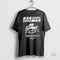 Official R34 Vs Mk4 Jdm Icons Side By Side Car Shirt
