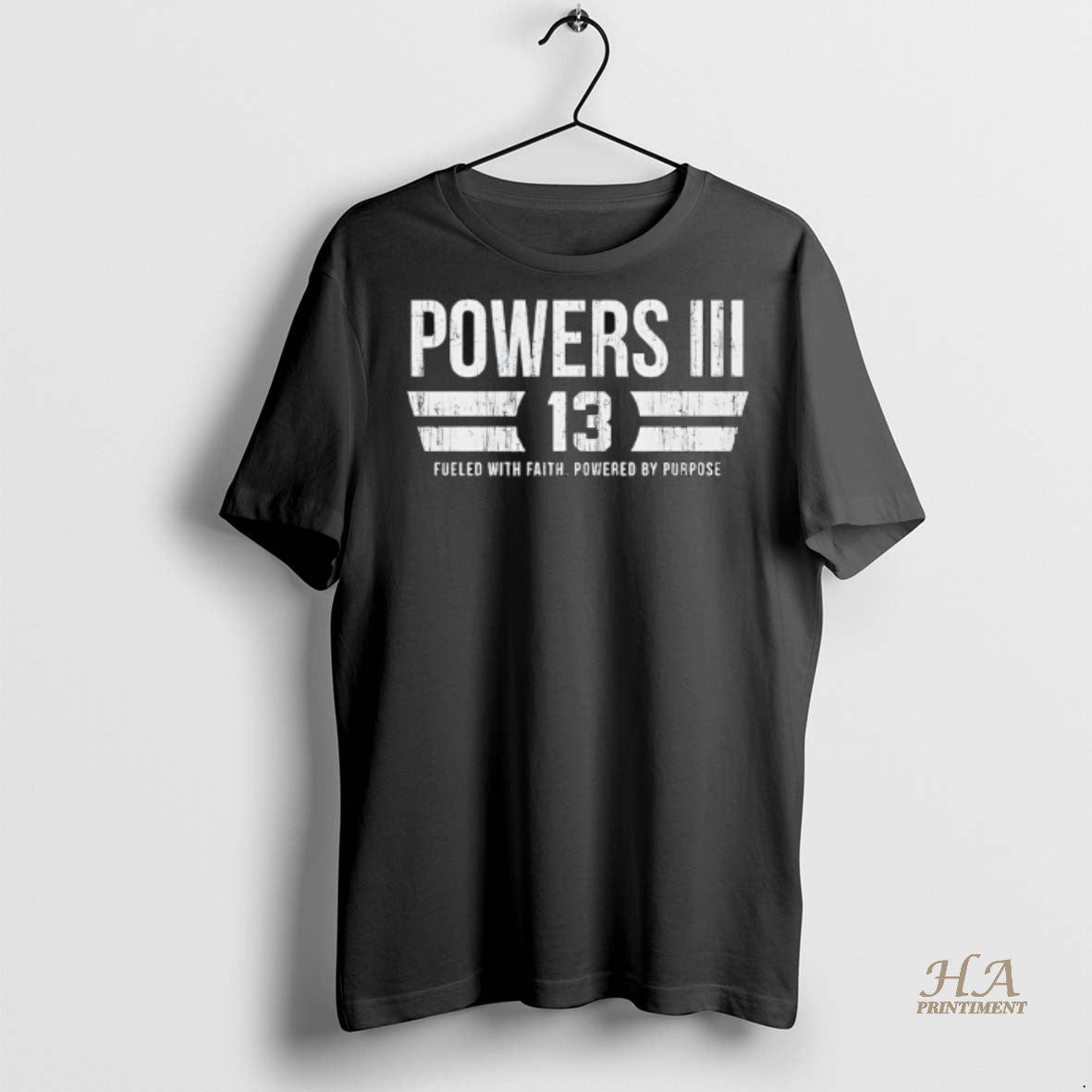 Official Reggie Powers Iii Fueled With Faith Powered By Purpose Shirt
