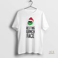 Official Resting Grinch Face Christmas White