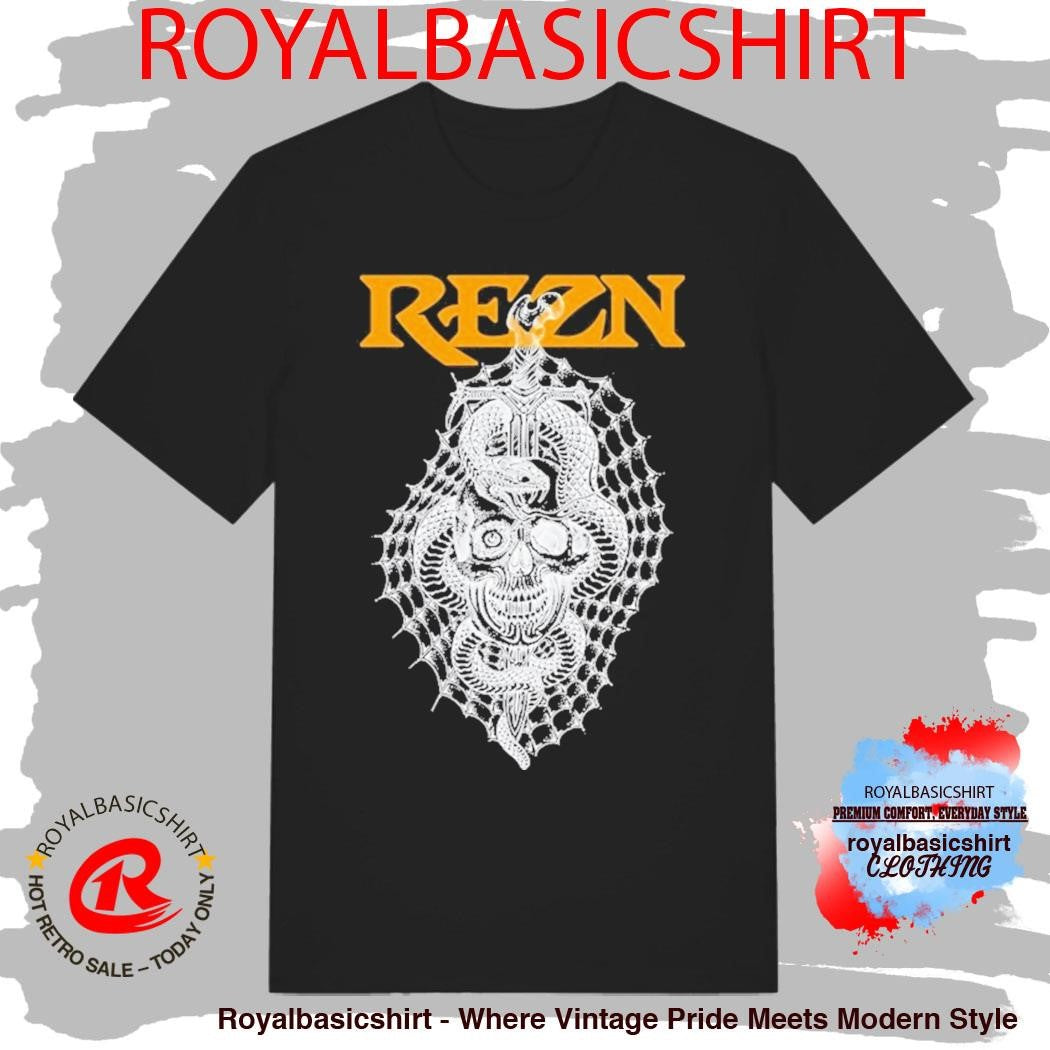 Rezn Impaled Sword Skull Snake Shirt