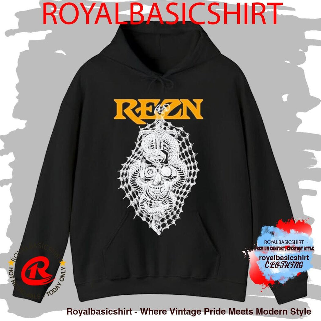 Rezn Impaled Sword Skull Snake Shirt