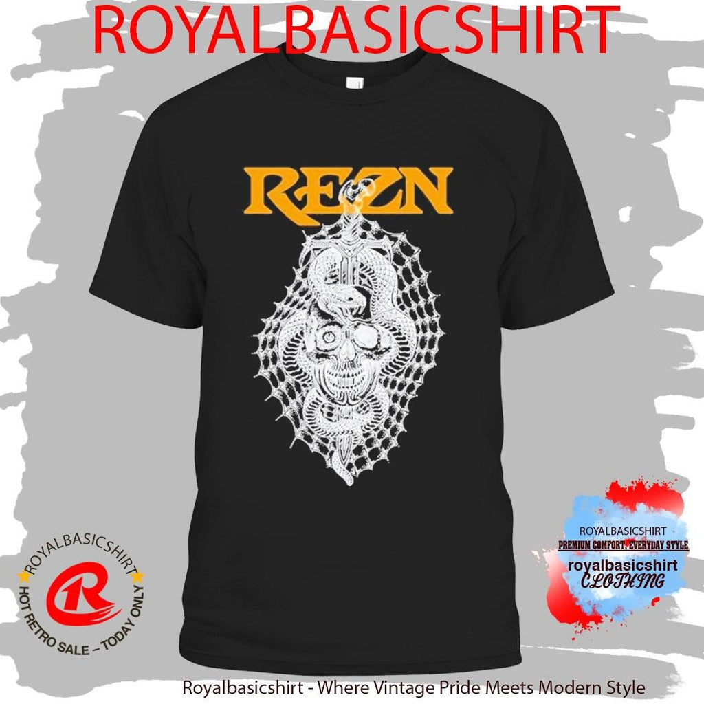 Rezn Impaled Sword Skull Snake Shirt